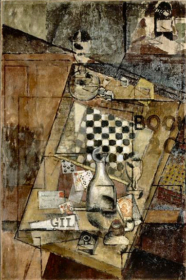 Marcoussis : Nature morte au damier.