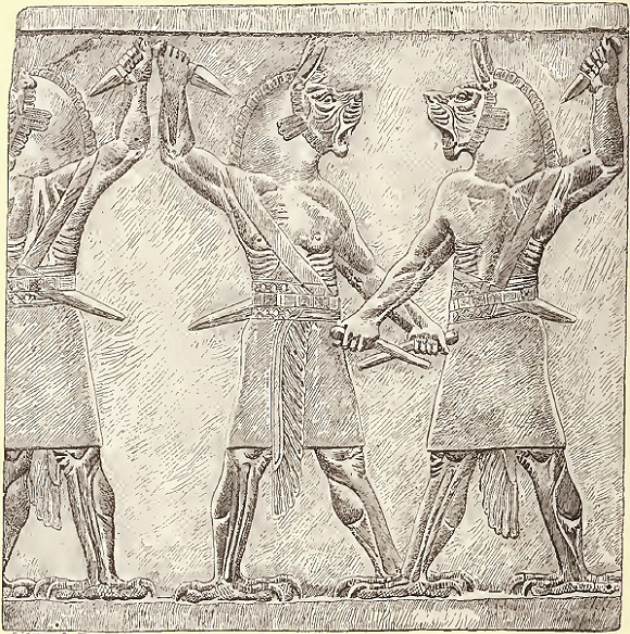 D�mons du palais d'Assurbanipal.