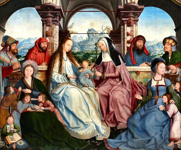 Metsys : la l�gende de Sainte-Anne.
