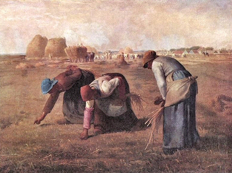 Millet : Les Glaneuses.
