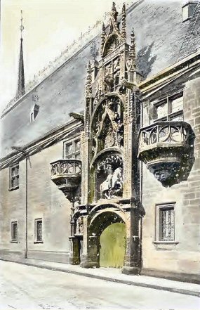 Nancy : la porte du palais ducal.