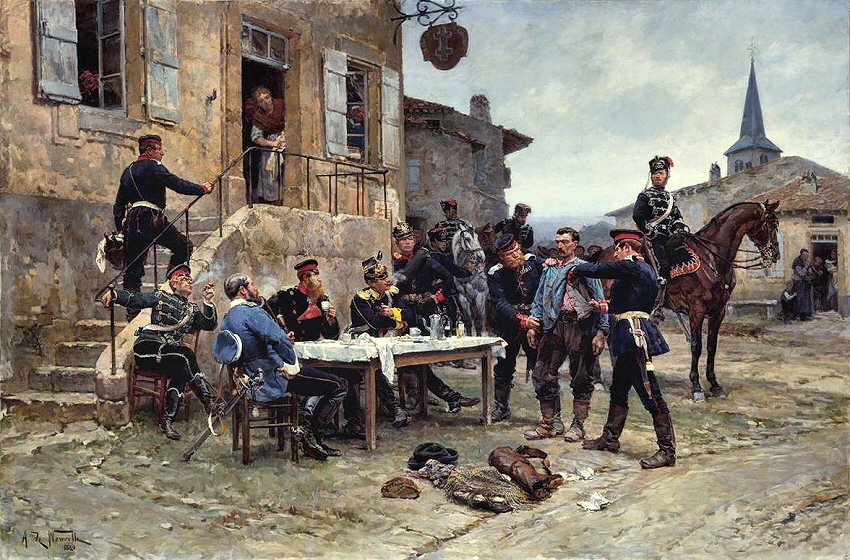 Neuville : le Porteur de d�p�ches.