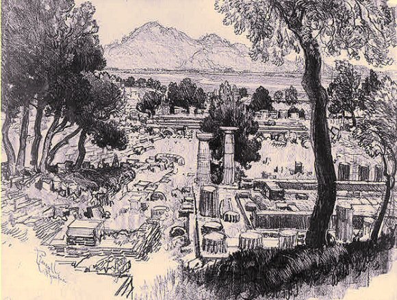 Ruines d'Olympie.