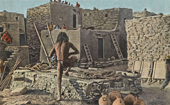 Kiva de la fraternit� du Serpent.