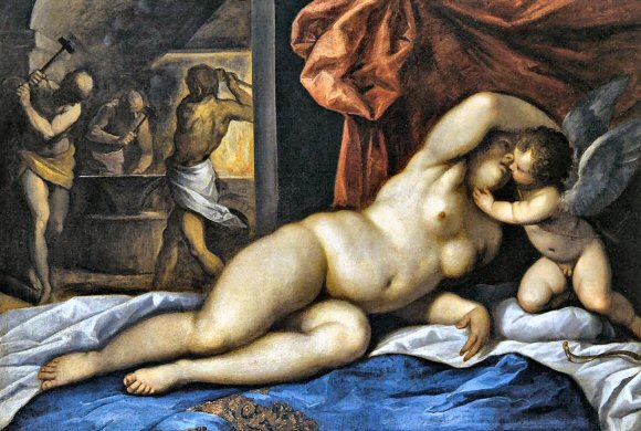 Palma le Jeune : V�nus et Cupidon.