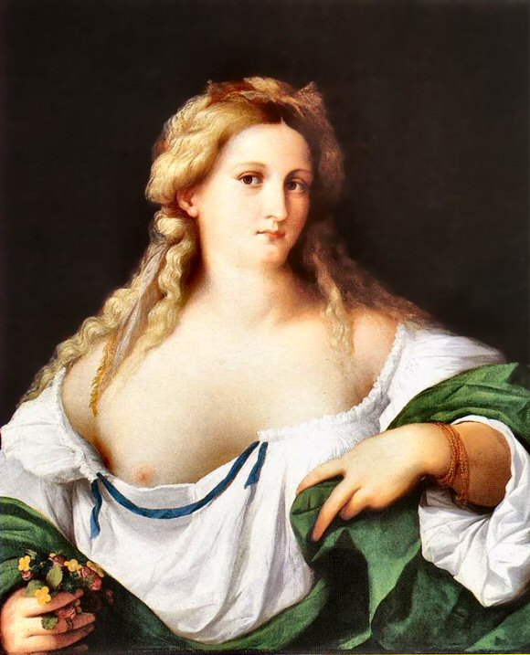 Palma le Vieux : Femme blonde.