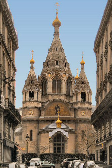 Paris : cath�drale Alexandre-Nevski.