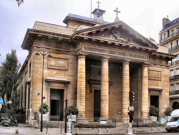 Paris : �glise saint-Philippe-du-Roule.