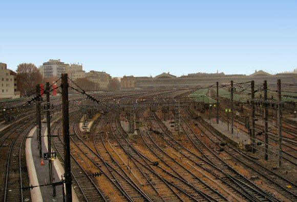 Paris : la gare du Nord.