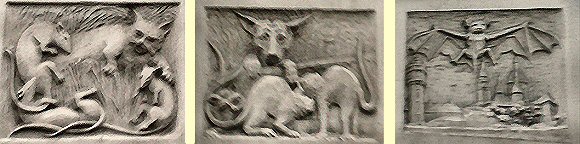 Paris, bas-reliefs sur la fa�ade du 19 du Mont-Cenis.