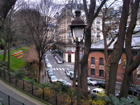 Paris : la rue Ronsard.