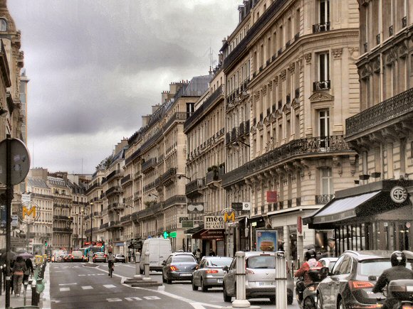 Paris : rue saint-Lazare.