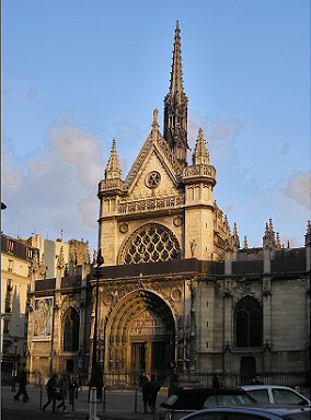 Paris : l'�glise saint-Laurent.