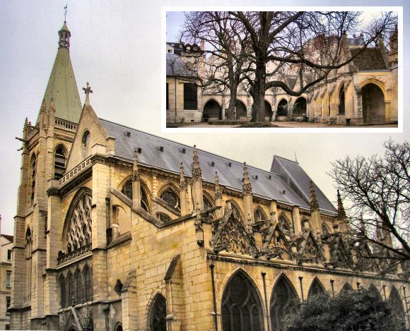 Paris : l'�glise Saint-S�verin.