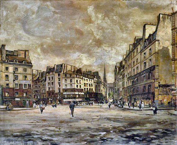 Paris : place Maubert.