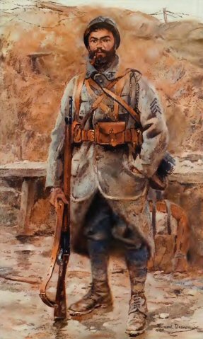 Poilu, par Desvarreux.