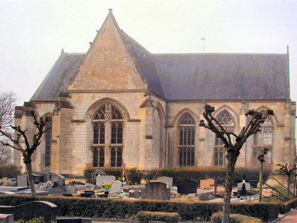L'�glise Saint-Denis, de Poix.