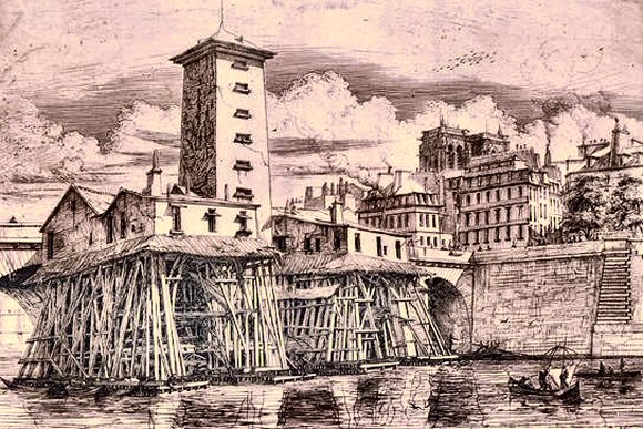 Paris : pompe de Notre-Dame.