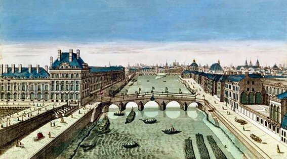 Paris : le pont Royal.