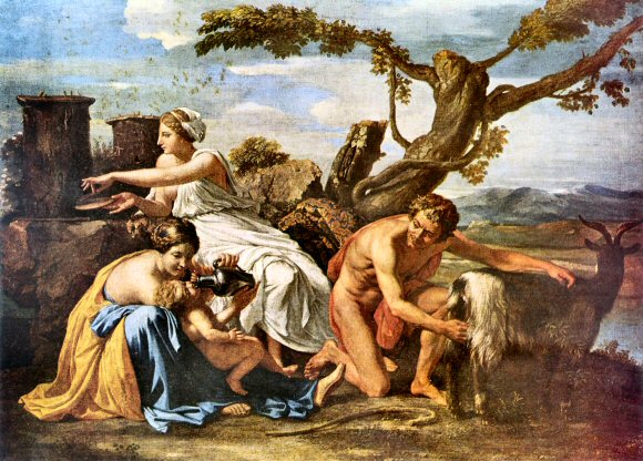 Moreau : l'Enfance de Zeus.