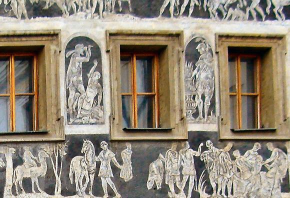 Prague : maison d'enfance de Franz Kafka.