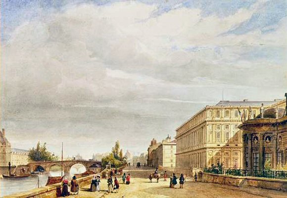 Paris : le quai d'Orsay.