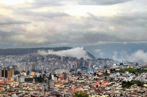 Quito, capitale de l'Equateur.