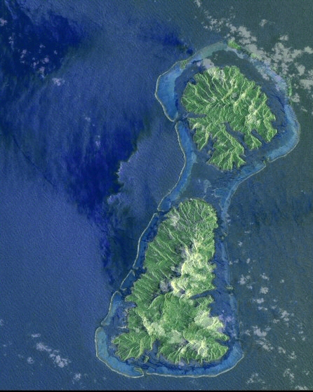 Archipel de la Soci�t� : Raiatea et Tahaa.