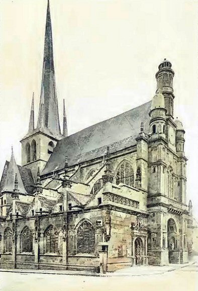 Les Riceys : l'�glise.