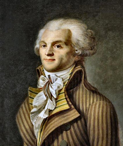 Portrait de Robespierre.