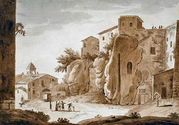 Rome : roche Tarp�ienne.