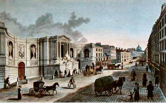 La fontaine de la rue de Grenelle, � Paris.