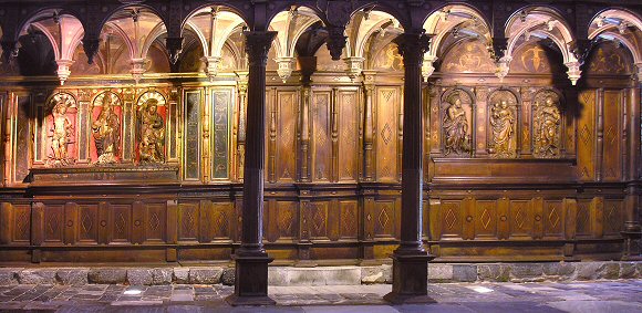 Boiseries du jub� de saint-Bertrand de Comminges.