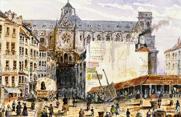 Paris : �glise Saint-Eustache.