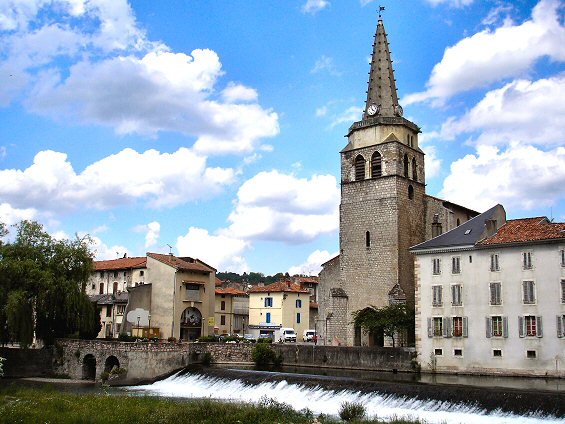 Saint-Girons : l'�glise paroissiale.