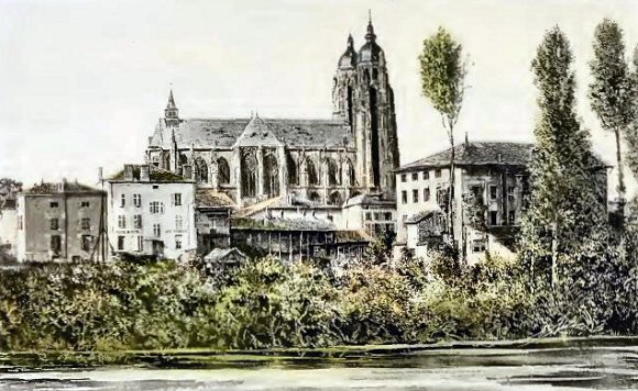 Saint-Romain-le-Puy : l'�glise.