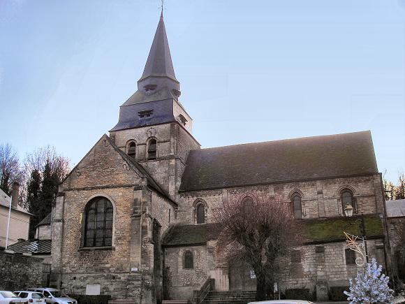 Saint-Clair-sur-Epte : l'�glise.