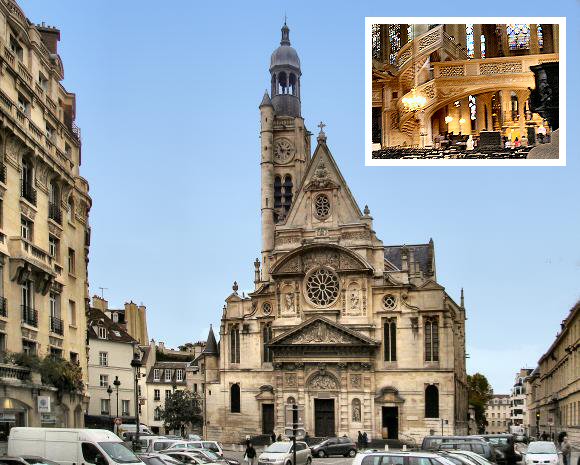 Eglise Saint-Etienne-du-Mont, � Paris (5e arrondissement).