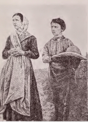 Les enfants de La Salette : M�lanie et Maximin.