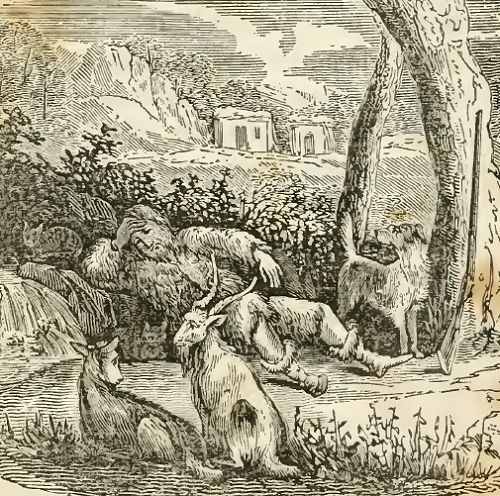 Alexander Selkirk sur l'�le Juan-Fernadez.