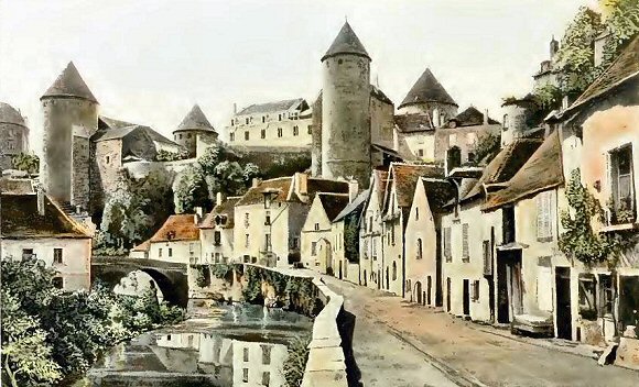 Semur-en-Auxois et l'Arman�on.
