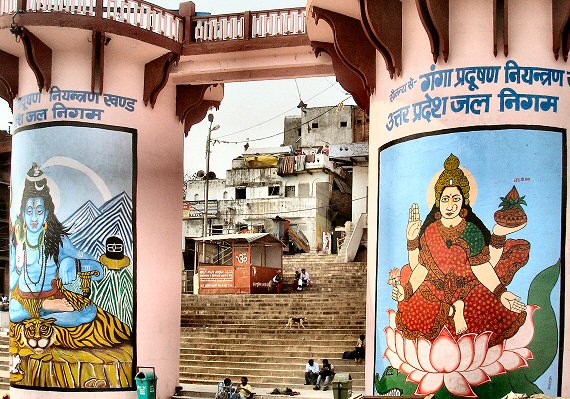Varanasi : Shiva et Vishnu.