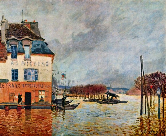 Sisley : L'inondation de Port-Marly.