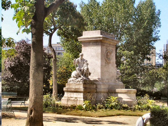 Square Barye, � Paris (4e arrondissement).
