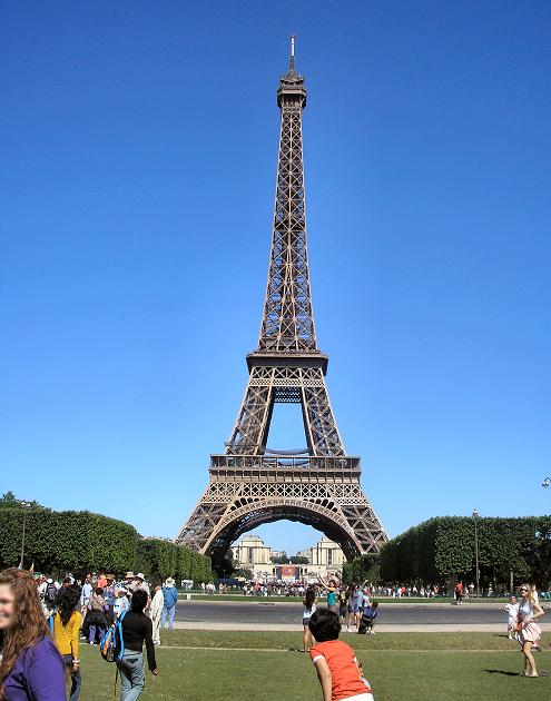 La Tour Eiffel, � Paris.