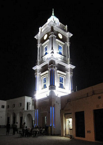 Tour de l'Horloge � Tripoli, en Libye.
