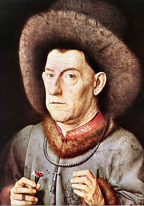 Van Eyck : l'homme � l'Oeillet.