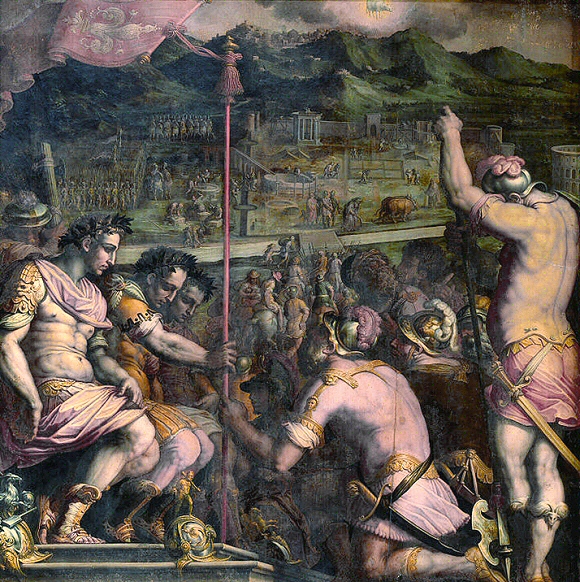 Vasari : la fondation de Florence.