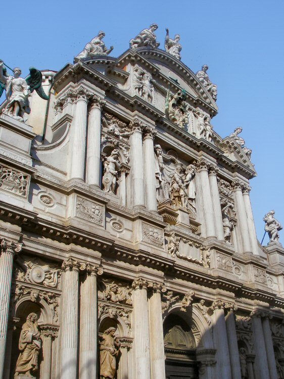 Venise : l'�glise Santa Maria del Giglio.