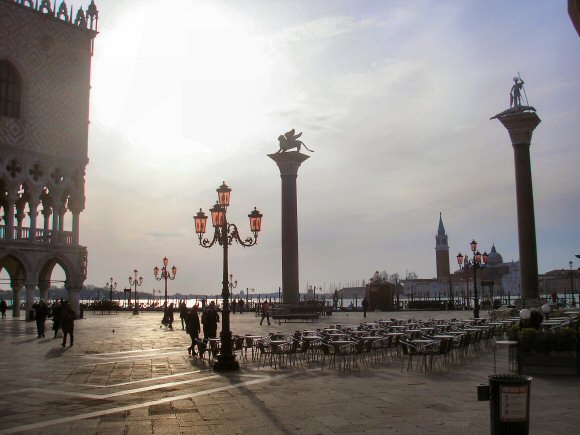 Venise : Piazzetta San Marco.